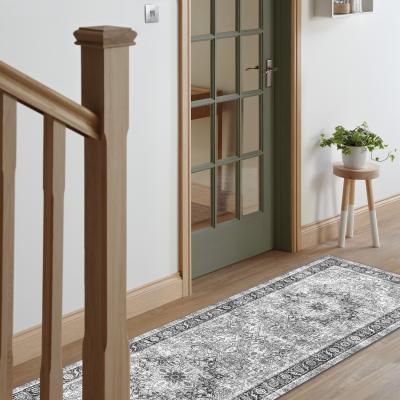 The Range Persian Classics Azar Machine Washable Rug - Grey / 180x60cm