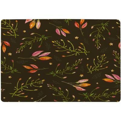 The Range Green Branches Rug - Green / 110cm