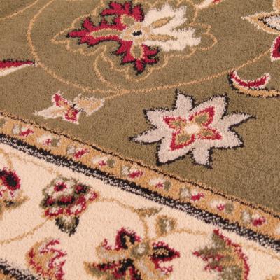 The Rug Seller Sherborne Traditional Bordered Rugs in Green80x150cm