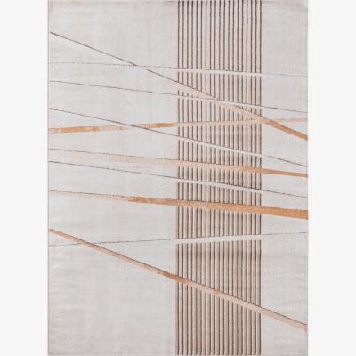The Rug Seller Origins Reeds Geometric Rug in Natural Multi120x170cm