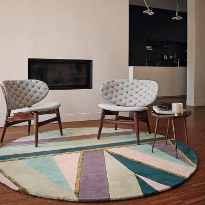 The Rug Seller Sahara Round Rugs 56102 by Ted Baker in Pink200x200cm