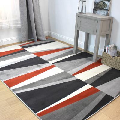 The Rug Seller Cocktail Spritz Rugs in Grey and Terracotta