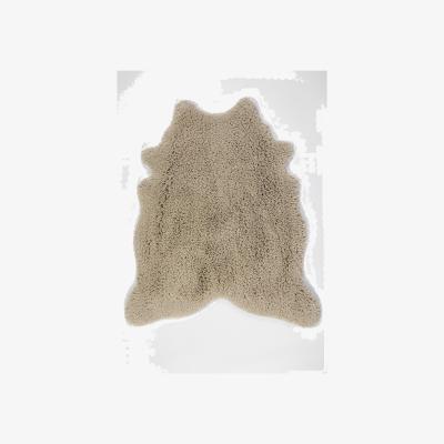 The Rug Seller Peau 770 Bath Mat in Linen Beige by Designer Abyss & Habidecor&nbsp;95x110cm