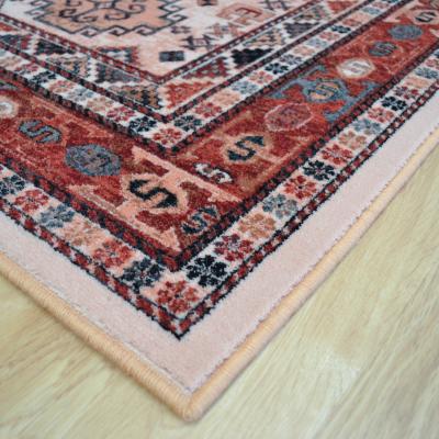 The Rug Seller Royal Kashqai Traditional Wool Rugs 4306 100 in Cream and Brick&nbsp;135x200cm