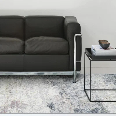 The Rug Seller Canyon 52014 6464 Modern Abstract Rugs in Grey&nbsp;200x290cm