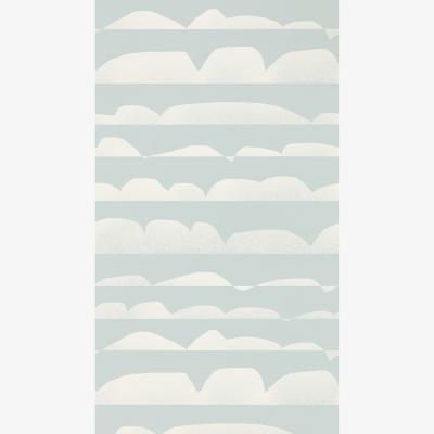 The Rug Seller Haiku Clouds Wallpaper 112011 by Scion in Glacier Ice Blue&nbsp;Roll
