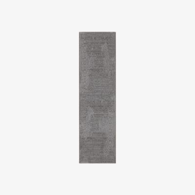 The Rug Seller Victoriana Traditional Distressed Runner Rugs in Slate Grey67x240cm