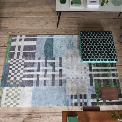 The Rug Seller Chandigarh Rugs in Aqua by Designers Guild