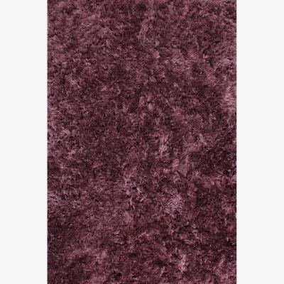 The Rug Seller Flossy Plain Shaggy Rugs in Heather Purple&nbsp;120x170cm