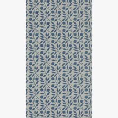 The Rug Seller Rosehip Wallpaper 214711 by Morris & Co in Indigo Blue&nbsp;Roll