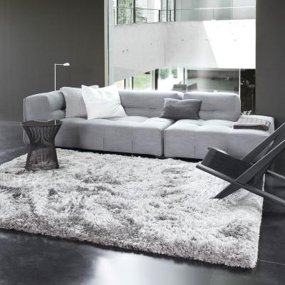 The Rug Seller Uni Adore Shaggy Rugs 207 001 920 in Silver by Ligne PurePure