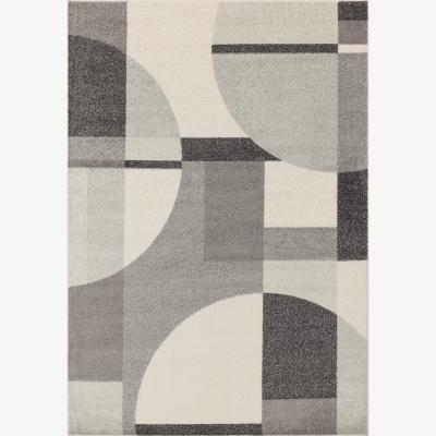 The Rug Seller Muse MU20 Modern Geometric Woven Rugs in Grey