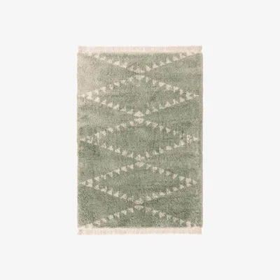 The Rug Seller Rocco Boho Moroccan Rugs RC02 in Green&nbsp;120x170cm