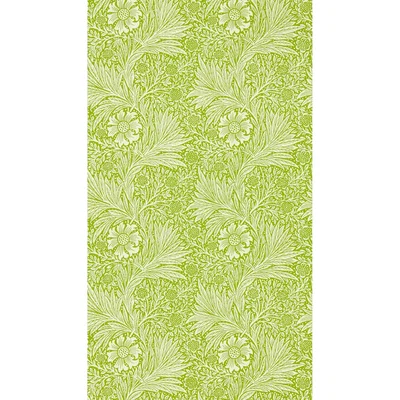 The Rug Seller Marigold Wallpaper 217090 by Morris & Co in Sap Green&nbsp;Roll