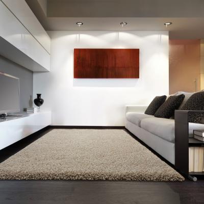 The Rug Seller Twilight Speckled Shaggy Rugs 39001 6611 in Linen&nbsp;65x130cm