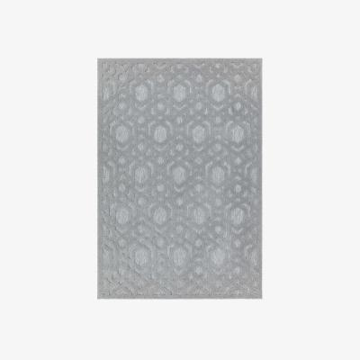 The Rug Seller Salta Geometric Indoor Outdoor Rugs in SA03 Grey