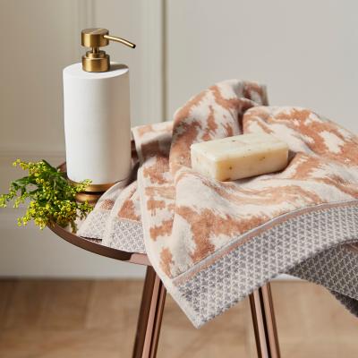 The Rug Seller Asha Towels by Bedeck of Belfast in Gold & Grey90x150cm