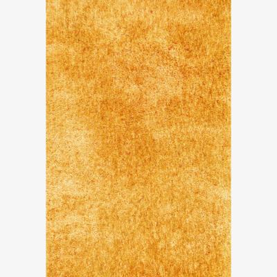 The Rug Seller Indigo Plain Shaggy Rugs in Ochre