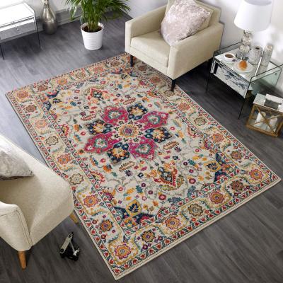 The Rug Seller Nova Persian Rugs NV24 in White Multi&nbsp;120x170cm