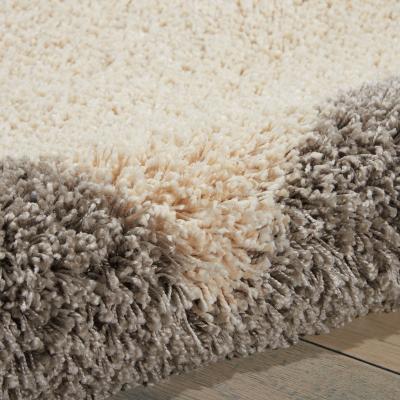 The Rug Seller Nourison Amore Rugs AMOR5 in Ivory and Silver