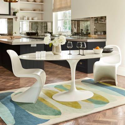 The Rug Seller Elliptic Contemporary Wool Rugs 140307 Emerald Green by Harlequin