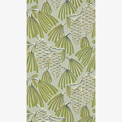 The Rug Seller Foxley Wallpaper 112126 by Harlequin in Fern Stone Grey&nbsp;Roll