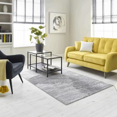 The Rug Seller High Rise Rugs 6520A in Grey