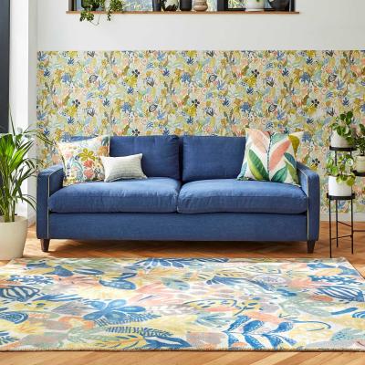 The Rug Seller Esala Botanical Wool Rugs by Scion in 026505 Tropicana