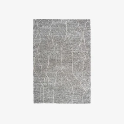 The Rug Seller Mehari Moroccan Modern Rugs 23357 5262 in Grey160x230cm