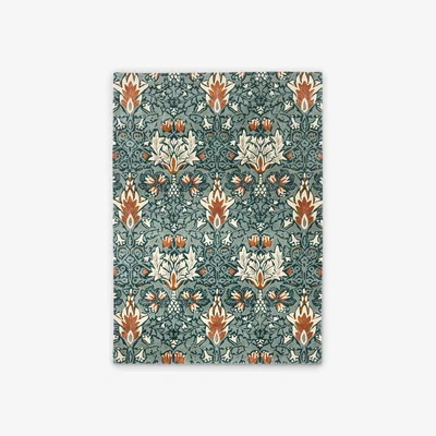 The Rug Seller Snakeshead Floral Rugs 127207 in Thistle Russet by William Morris&nbsp;170x240cm
