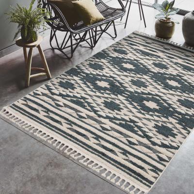 The Rug Seller Taza Boho Scandi Rugs in TA01 Green