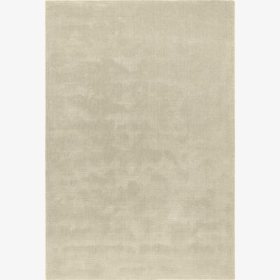 The Rug Seller Hush Plain Dye Woven Wool Rugs in Elegant Pebble