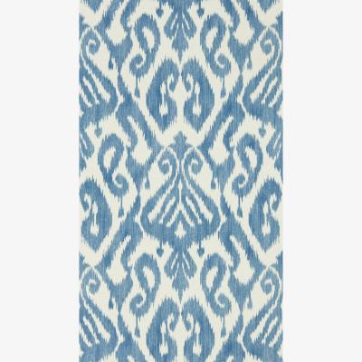 The Rug Seller Kasuri Ikat Wallpaper 216781 by Sanderson in Indigo Blue&nbsp;Roll