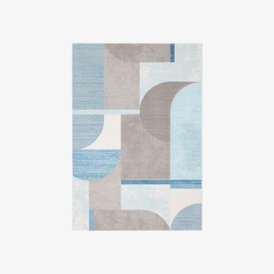 The Rug Seller City Modern Geometric Rugs 466109 AK500 in Blue&nbsp;135x200cm