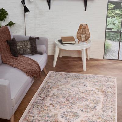 The Rug Seller Nova 9207 Traditional Rugs in Cream White