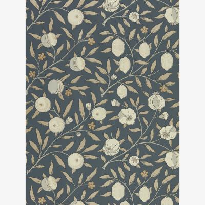The Rug Seller Pure Fruit Wallpaper 216543 by Morris & Co in Black Ink&nbsp;Roll