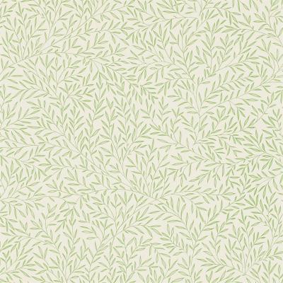The Rug Seller Lily Leaf Wallpaper 103 by Morris & Co in Thyme Green&nbsp;Roll