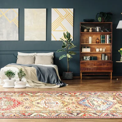 The Rug Seller Supreme Kazak Traditional 48309 Runner Rugs in Multi85x244cm
