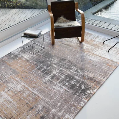 The Rug Seller Atlantic Streaks Rugs 8717 in Parsons Powder
