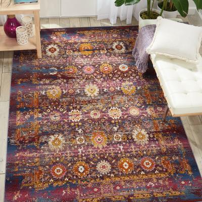 The Rug Seller Vintage Kashan Rugs VKA03 by Nourison in Red Multi&nbsp;160x239cm