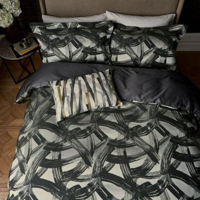 The Rug Seller Typhonic Bedding Duvet Cover and Pillowcase By Harlequin in Graphite Grey&nbsp;140x200cm