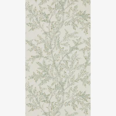 The Rug Seller Farthing Wood Wallpaper 216614 by Sanderson in Sage Grey&nbsp;Roll