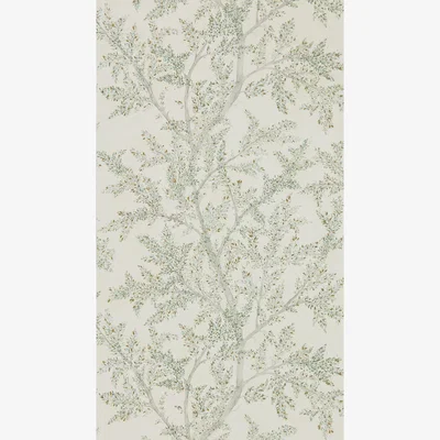 The Rug Seller Farthing Wood Wallpaper 216614 by Sanderson in Sage Grey&nbsp;Roll