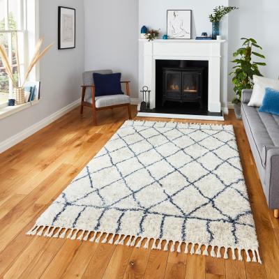 The Rug Seller Aspen 1682 Boho Rugs in Ivory Grey
