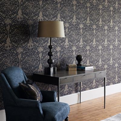 The Rug Seller Tespi Wallpaper 312022 by Zoffany in Sepia Brown Jet&nbsp;Roll