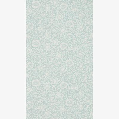 The Rug Seller Mallow Wallpaper 216679 by Morris & Co in Chalk Duck Egg Blue&nbsp;Roll