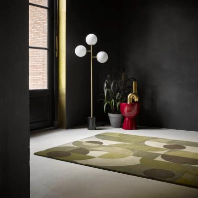 The Rug Seller Decor Cosmo Geometric Rugs in Greens 095207 By Brink and Campman