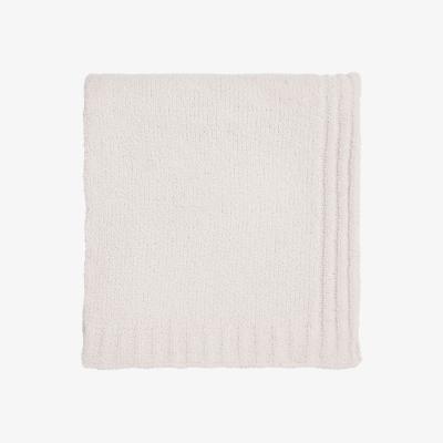 The Rug Seller Nalu Ona Knitted Throw by Nicole Sherzinger in Ivory&nbsp;130x170cm