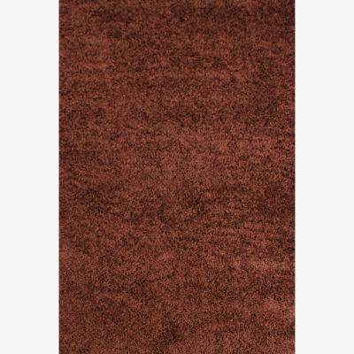 The Rug Seller Retro Shaggy Plain Rugs in Chocolate&nbsp;150x210cm
