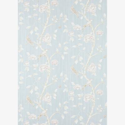 The Rug Seller Woodville Wallpaper 311346 by Zoffany in La Seine Grey Blue&nbsp;Roll